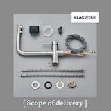 thumbnail of Félix | Grifo extensible de 3 vías premium chromado| Grifo gastro de osmosis de acero inoxidable para cocina - 360 grados | Filtrar 3 conexiones