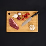 thumbnail of KLAMER Premium Santoku Damastmesser echter japanischer Stahl 18 cm Kochmesser