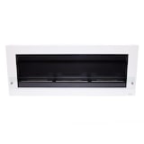 thumbnail of PURLINE Biocamino panoramico bianco a parete con tripla fiamma MELIBEA