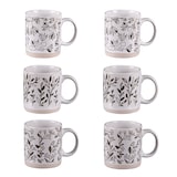 thumbnail of Coffret de 6 tasses Bucolique 18 cl -  18.00 cl Blanc Rond Porcelaine Table Passion 10.00x7.00 cm