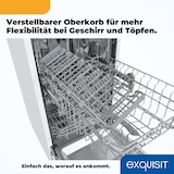 thumbnail of Exquisit Geschirrspüler GSP9109-030E weiss | Spülmaschine 45 cm | ECO-Modus | Maßgedecke: 9 | Standgerät