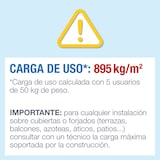 thumbnail of Piscina elevada rectangular prism frame intex con depuradora