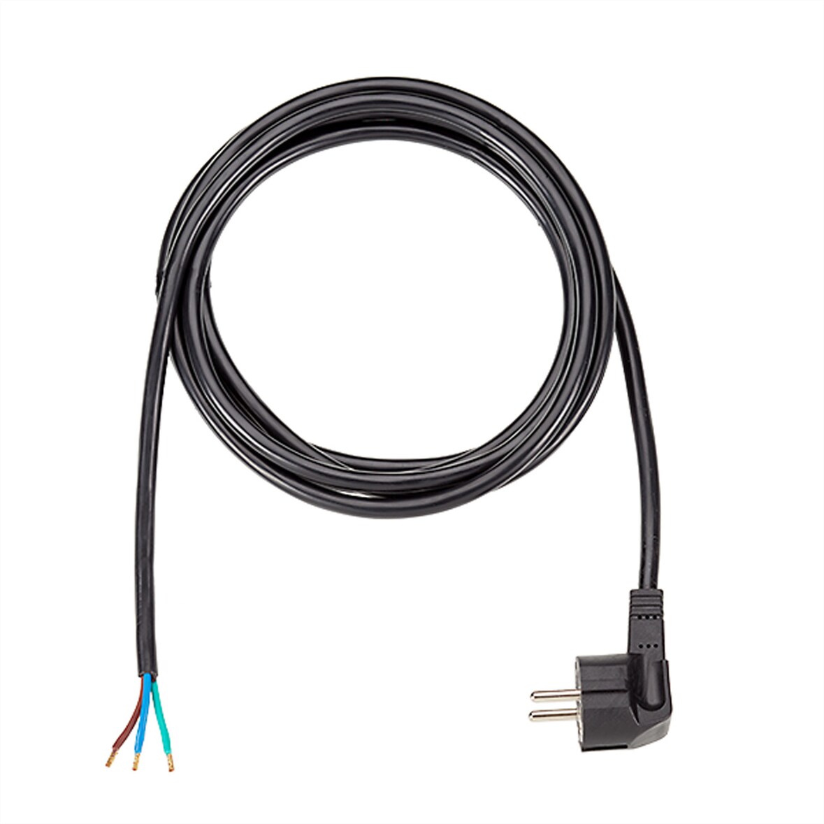 BACHMANN Zuleitung H05VV-F 3G1,5 3m, schwarz, Unverpackt