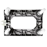 thumbnail of GILAC Socle rouleur 4 roues pivotantes - chape acier - - L - Noir G170141
