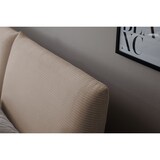 thumbnail of KAWOLA Bett HENRY Polsterbett Cord taupe 140x200cm