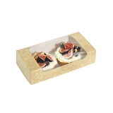 thumbnail of MONOUSO - Rechteckige Verpackungen für Bäckereien Kraft 20x10,5x5cm (150 Stück)