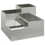 thumbnail of vidaXL Gartenblumentopf Silber 100 x 100 x 60 cm Verzinkter Stahl