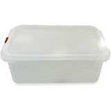 thumbnail of Pack 3 Tupper rectangular reutilizable con tapa, apto para microondas, lavavajillas y congelador. Medidas: 265x162x100 3L