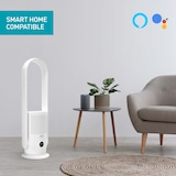 thumbnail of djive ARC Casual Luftreiniger, 2in1 rotorloser Turmventilator, leise, HEPA 14 Filter, App, Alexa & Google Home, Allergiker, klein, modern, weiß