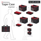 thumbnail of Kistenberg Tager Case Gabinete para 3 Organizadores de Ferramentas com Separadores 29x41,5x29,5cm