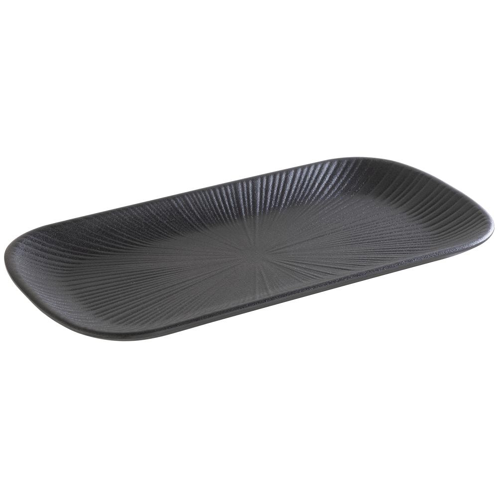 APS 85280 GN 1/3 dienblad, 32,5 x 17,6 cm, hoogte 2,5 cm, melamine zwart