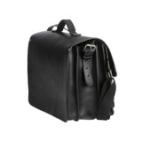 thumbnail of Ruitertassen Lehrertasche Leder 3 Fächer Schultasche Aktentasche schwarz Damen Herren 40x30cm