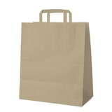 thumbnail of 150x GASTRO Papiertragetaschen 45 x 40 x 16 cm mit EAN-Code braun