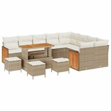 thumbnail of vidaXL Garten-Sofa-Set 13 pcs Beige, Creme 110 x 55 x 71 cm