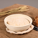 thumbnail of KESPER Gärkörbchen mit Stoffeinlage, Rattan 19631