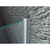 thumbnail of Porta A Libro Per Doccia A Nicchia 8mm Trasparente H195 - 70cm