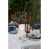 thumbnail of Linterna Corten para el hogar, 2,2 W, LED, batería, IP54, color azafrán