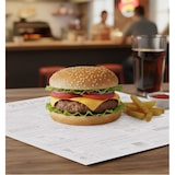 thumbnail of MONOUSO - Wachspapier fettdicht für Burger "Times" 31x35cm (1.000 Stück)