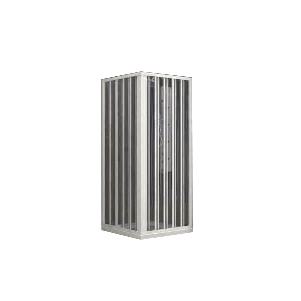 Box Doccia PVC Apertura Totale a Soffietto H185 - 70x170