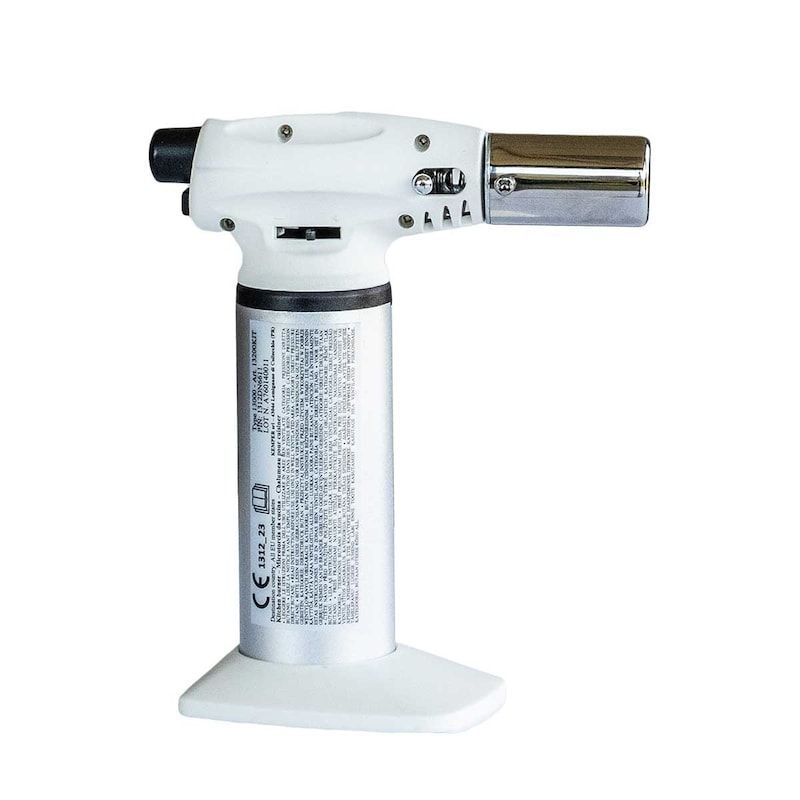 KEMPER - Chalumeau De Cuisine Piezo Professionnel Micro Torche Gaz Rechargeable - Toutes Positions 360