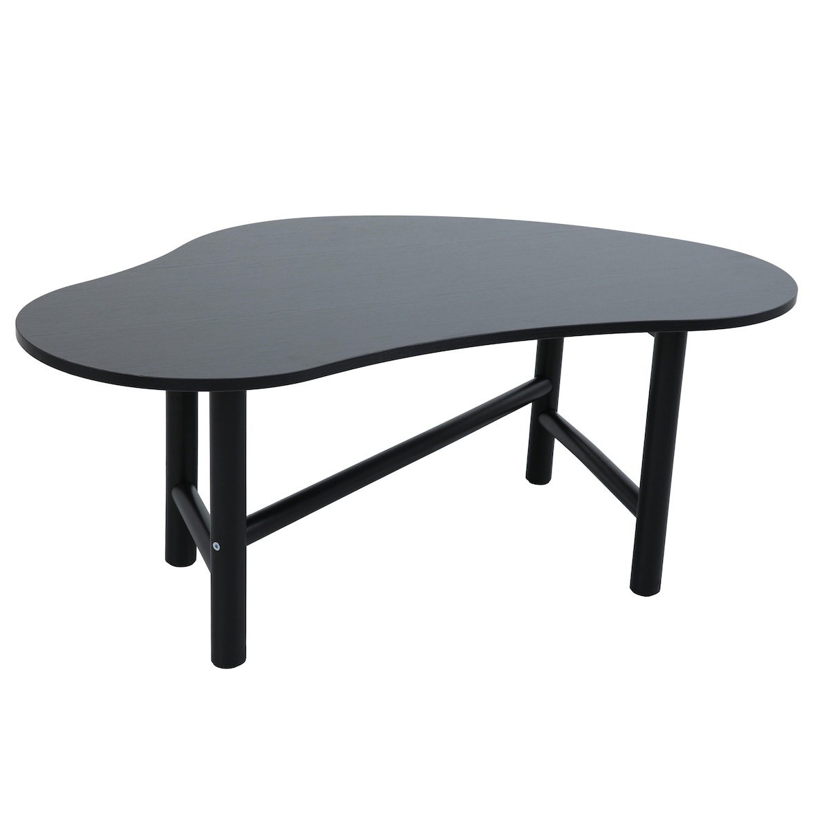 Table basse décor mélaminé noir