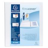 thumbnail of Exacompta Personalisierbares Ringbuch aus PP 1,9mm, 2 Ringe 40mm, Rücken 64mm, 2 äußere Klarsichthüllen, 32x27,7,cm für DIN A4 Überbreite - Kreacover