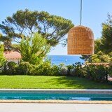 thumbnail of Lumisky Suspension GIACOMO Extérieure Rotin Beige H45cm Rotin Beige
