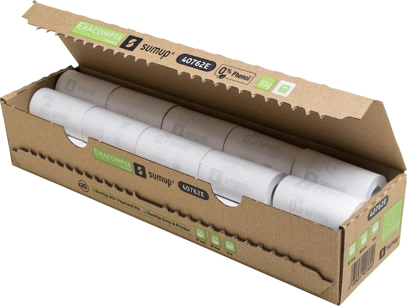 Rotoli Termici Per Stampante INGENICO AXIUM DX8000 – 20 Pezzi, Super Till Rolls UK