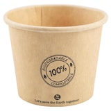 thumbnail of 500x BIO Dressingbecher aus Karton 80ml Ø62mm