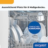 thumbnail of Exquisit Mini-Geschirrspüler, Tischspülmaschine, 55 cm breit, spülmaschine klein, ECO-Modus, GSP5508-030D weiss