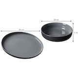 thumbnail of Ritzenhoff & Breker JASPER Tafelservice grau & schwarz 16-teilig