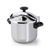 thumbnail of Orbegozo olla a presión acero inoxidable HPL 8070, 8 L, triple sistema de seguridad, regulación presión, apta todo tipo de fuegos, diámetro 24 cm