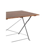 thumbnail of Biergarten Tisch Klapptisch Gartentisch klappbar Akazie Stahl 120x70cm