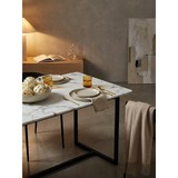 thumbnail of Esszimmertisch 180x90x76 cm Küchentisch Weiß in Marmor-Optik Modern, Esstisch Groß, Speisetisch Rechteckig, Tisch Esszimmer mit