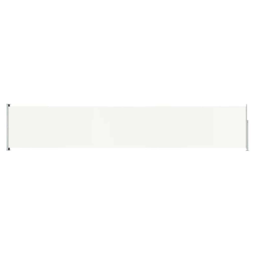 vidaXL Seitenmarkise Ausziehbar 117x600 cm Creme