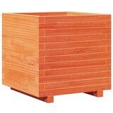 thumbnail of Helloshop26 - Hochbeet für Pflanzen Blumen Terrasse Garten gewachst 50 x 50 x 49,5 cm massives Kiefernholz braun 02_0038461