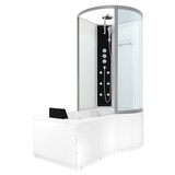 thumbnail of Whirlpool Wanne Duschtempel Dusche Duschkabine K50-L02-WP 170x100 cm ohne 2K Scheiben Versiegelung