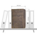 thumbnail of Greenburry Schreibmappe Leder braun antik Konferenzmappe Orgamappe mit Reißverschluss Vintage 1721A-25