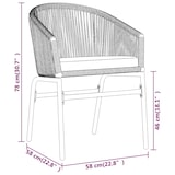thumbnail of Helloshop26 - Ensemble de salle à manger de jardin meuble extérieur 5 pièces noir 02_0013872