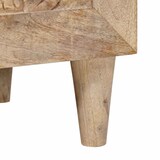 thumbnail of vidaXL Nachttisch Beige 40 x 33 x 46 cm massives Mangoholz