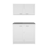 thumbnail of Set de Cocina Zurich, con Mueble Inferior y Superior Blanco