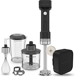 thumbnail of KitchenAid Stabmixer, mit Akku und Zubehör 5KHBRV75BM, schwarz/silber