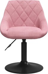 thumbnail of vidaXL Esszimmerstühle 6 Stk. Drehbar Rosa Samt