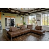 thumbnail of KAWOLA Sofa WIOLO Ecksofa Leder dunkelbraun