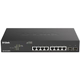 thumbnail of D-Link DGS-1100-10MPV2 10-Port PoE+ Gigabit Smart Switch