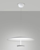 thumbnail of Yuko LED-Pendelleuchte 40 W 3200 lm 3000 K dimmbar, Metall- und Methacrylat-Gestell, Weiß - Yuko