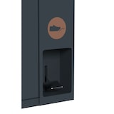 thumbnail of Rossignol - Point de tri biodéchets avec pédale 120L TRIROK - marron