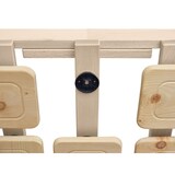 thumbnail of metallfreier naturreiner Zirbenholz-Rost 90x200 mit Tellersystem 70.98-0990 x 200