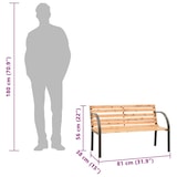 thumbnail of vidaXL Kindertuinbank 81 cm Chinees dennenhout