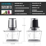 thumbnail of Arendo Elektrischer Multizerkleinerer - Universal Zerkleinerer mit 1,5 L Glasbehälter